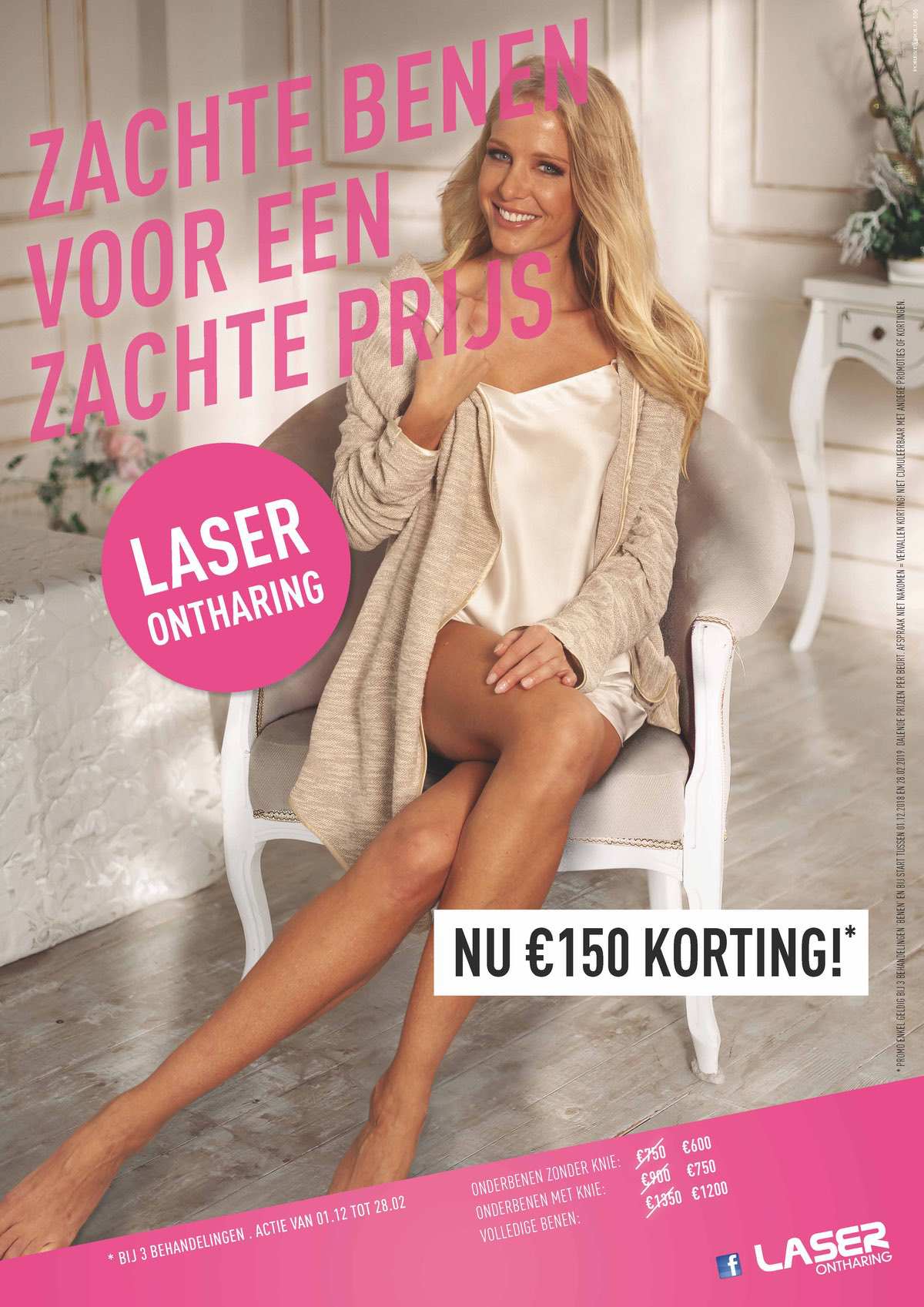 zachte benen laserontharing